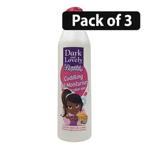 (Pack of 3) Dark & Lovely Beautiful Beginnings Cuddling Oil Moisturiser Lotion Soin 250ml