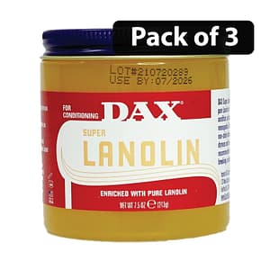 (Pack of 3) Dax Hair Conditioner Super Lanolin 7.5oz
