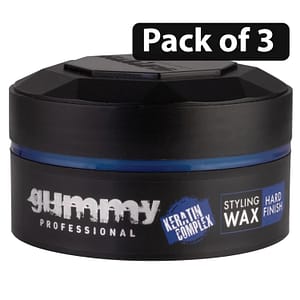 (Pack of 3) Gummy Professional Hard Finish Styling Wax 150ml