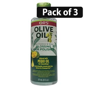 (Pack of 3) ORS Olive Oil Frizz Control & Shine Glossing Hair Polisher 6oz