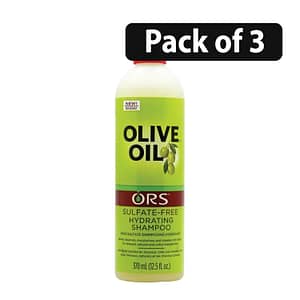 (Pack of 3) ORS Olive Oil Sulphate-Free Hydrating Shampoo 12.5oz