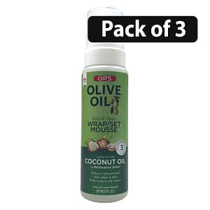 (Pack of 3) ORS Olive Oil Wrap/Set Mousse 7oz