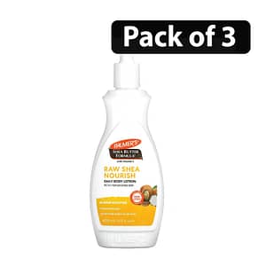 (Pack of 3) Palmers Raw Shea Nourish Daily Body Lotion 400ml