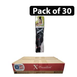(Pack of 30) Full Box Xpression Lagos Braid T1-Purple