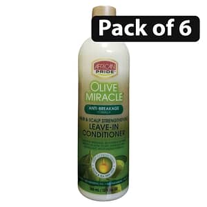 (Pack of 6) African Pride Anti-Breakage Hair & Scalp Leave-In Conditioner 12oz