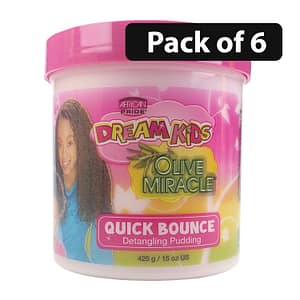(Pack of 6) African Pride Dream Kids Olive Miracle Quick Bounce 425g