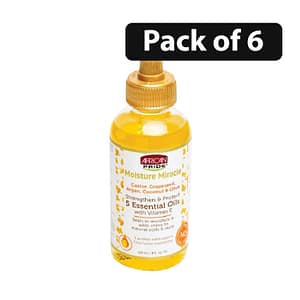 (Pack of 6) African Pride Moisture Miracle 5 Essential Oils 118ml