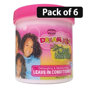 (Pack of 3) African pride Dream kids detangling moisturizing Leave-In-Conditioner 425g