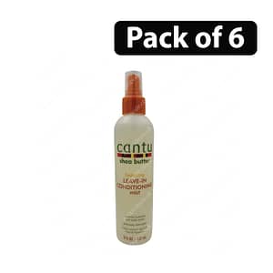 (Pack of 6) Cantu Shea Butter Hydrating Leave-In-Conditioning Mist 8oz