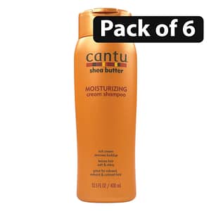 (Pack of 6) Cantu Shea Butter Moisturizing  Cream Shampoo 13.5oz