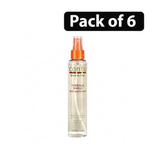 (Pack of 6) Cantu Shea Butter Thermal Shield Heat Protectant 5.1oz/151ml