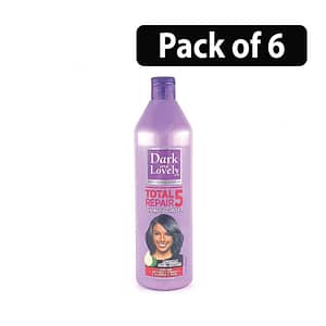 (Pack of 6) Dark & Lovely Total Repair 5 Oil Moisturiser 500ml