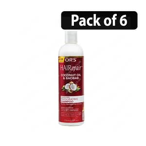 (Pack of 6) ORS Hair Repair Coconut Oil & Baobab Invigorating Shampoo 12.5oz