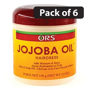 (Pack of 6) ORS Jojoba Oil Hairdress 156g