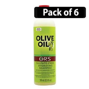 (Pack of 6) ORS Olive Oil Sulphate-Free Hydrating Shampoo 12.5oz N