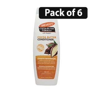 (Pack of 6) Palmer’s Cocoa Butter Formula Length Retention Conditioner with Biotin 400ml