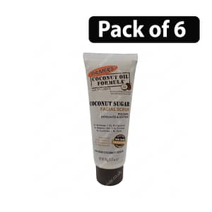 (Pack of 6) Palmer’s Coconut Sugar Facial Scrub 3.17oz