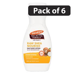 (Pack of 6) Palmer’s Raw Shea Body Lotion 250ml