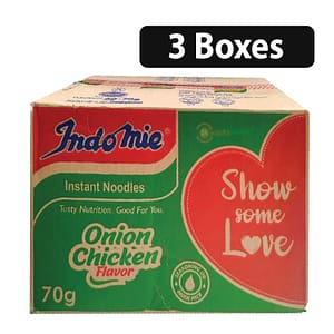 (3 Boxes) Indomie Instant Noodles Onion Chicken Flavor 70g
