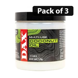 (Pack of 3) Dax Coconut Oil with Vitamin E 7.5oz