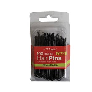Magic 2''Black Ball Tip Hair Pins 100 #700BLA
