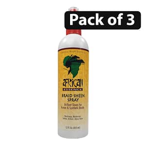 (Pack of 3) African Essence Braid Sheen Spray 12oz (Pack of 3) African Essence Braid Sheen Spray 12oz
