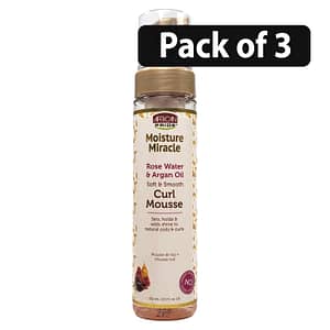 (Pack of 3) African Pride Curl Mousse with Rose Water & Argan Oil 8.5oz