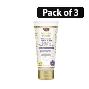 (Pack of 3) African Pride – Moisture Miracle Curl Defining Gel’N’Cream – 6oz