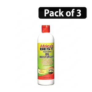 (Pack of 3) Africa's Best Instant Oil Moisturizer 12oz