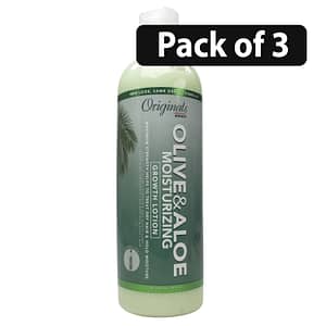 (Pack of 3) Africa’s Best Originals Olive Oil Moisturizing Growth Lotion 12oz