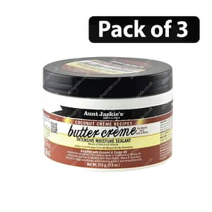 (Pack of 3) Aunt Jackie’s Butter Cream Curls & Coils Intensive Moisture Sealant 7.5oz