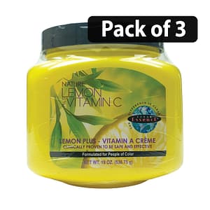(Pack of 3) Clear Essence Lemon Plus Vitamin C Creme 19oz (Pack of 3) Clear Essence Lemon Plus Vitamin C Creme 19oz