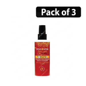(Pack of 3) Creme of Nature Argan Oil For Natural Hair Hydrating Curl Detangler Leave-In Conditioner 125ml