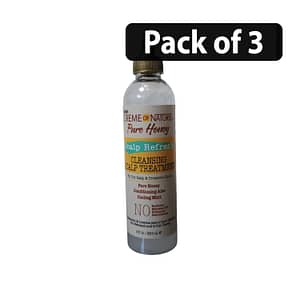(Pack of 3) Creme of Nature Pure Honey Scalp Refresh Cleansing Scalp Treatment 8fl.oz