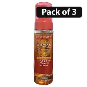 (Pack of 3) Creme of Nature Style & Shine Foaming Mousse 7oz