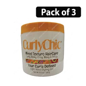 (Pack of 3) CurlyChic Mixed Texture Hair Care Your Curls Defined 11.5oz /326g