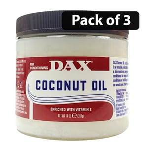 (Pack of 3) Dax Coconut Oil Deep Conditioning Moisturizer 14oz