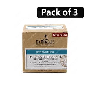 (Pack of 3) Dr. Miracle’s Anti-Breakage Strengthening Creme 4oz