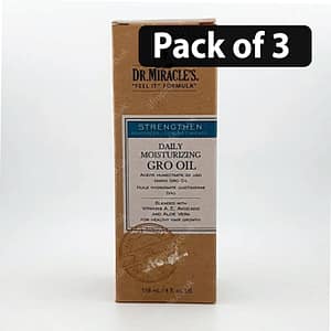 (Pack of 3) Dr.Miracle’s Daily Moisturizing Gro Oil 4oz