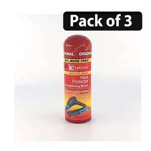 (Pack of 3) Fantasia IC Hair Polisher Heat Protector Straightening Serum 6oz