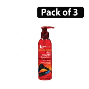 (Pack of 3) Fantasia IC Hair Polisher Heat Protector Styling Cream 6oz