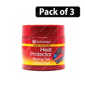 (Pack of 3) Fantasia IC Heat Protector Styling Gel 16oz
