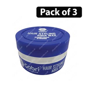 (Pack of 3) Gabri Hair Styling Aqua Wax 150ml Blue