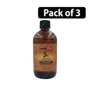 (Pack of 3) Hair Pro London Concentrated Jamaican Black Castor Oil 8oz