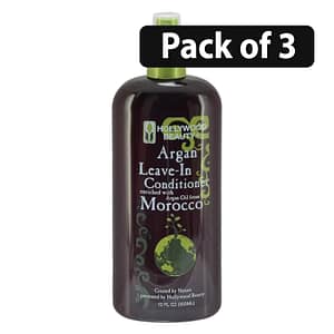 (Pack of 3) Hollywood Beauty Argan Oil From Morocco Leave-In Conditioner 355ml