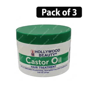 (Pack of 3) Hollywood Beauty Castor Oil Hair Treatment 7.50oz
