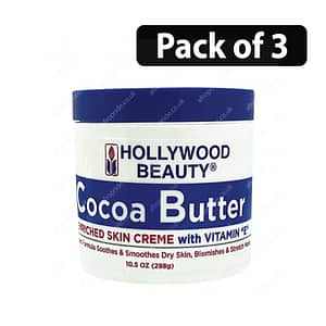 (Pack of 3) Hollywood Beauty Cocoa Butter Skin Creme 10.5oz