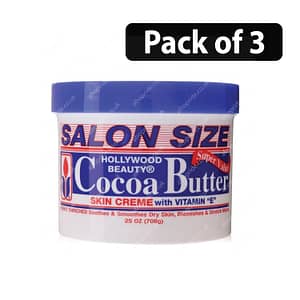 (Pack of 3) Hollywood Beauty Cocoa Butter Skin Creme With Vitamin E 25oz