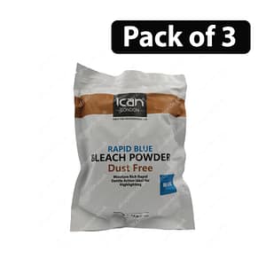 (Pack of 3) Ican London Super Rapid Blue Bleach Powder 500g