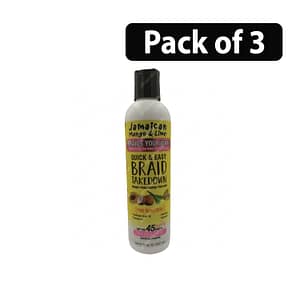 (Pack of 3) Jamaican Mango And Lime Quick & Easy Braid Takedown 8oz